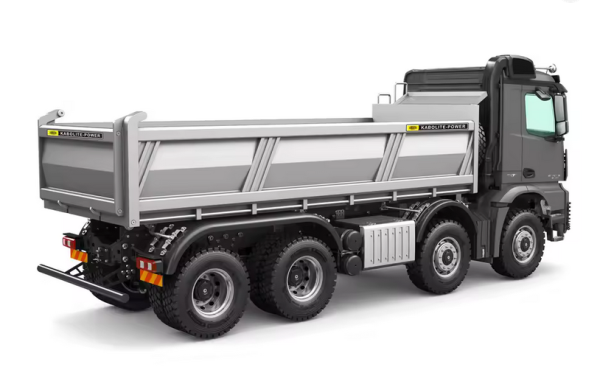 8x8 Metall LKW Kipper mit Mercedes-Benz Arocs elektrisch 1:14